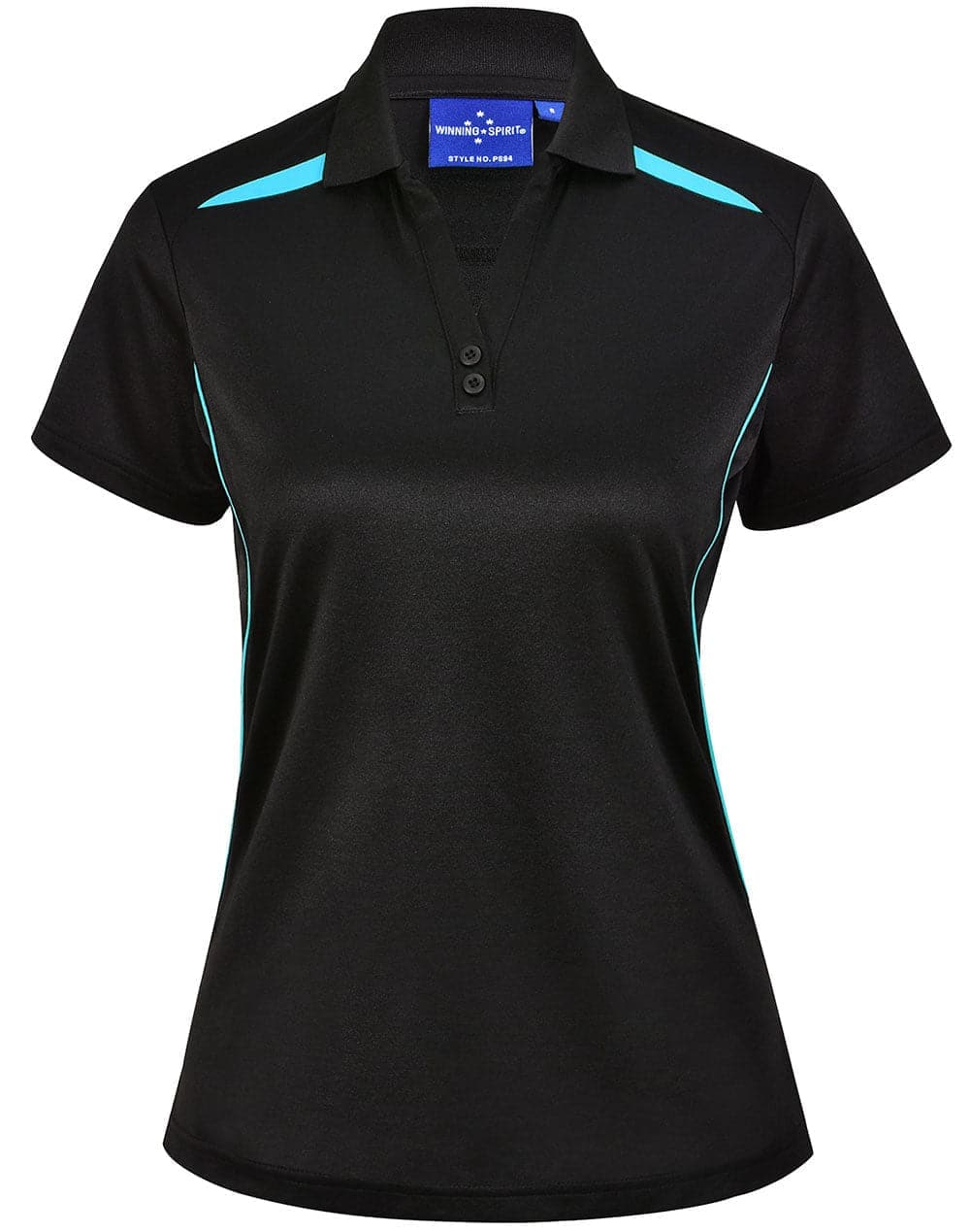 Winning Spirit Women's Sustainable Poly-Cotton Contrast Polo PS94 - Simply Scrubs Australia