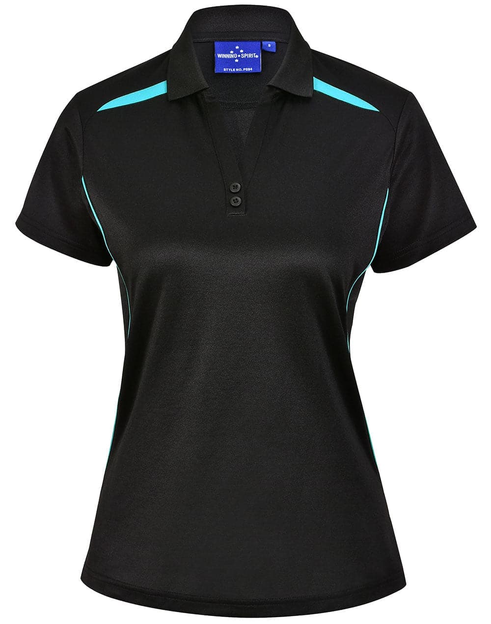 Winning Spirit Women's Sustainable Poly-Cotton Contrast Polo PS94 - Simply Scrubs Australia