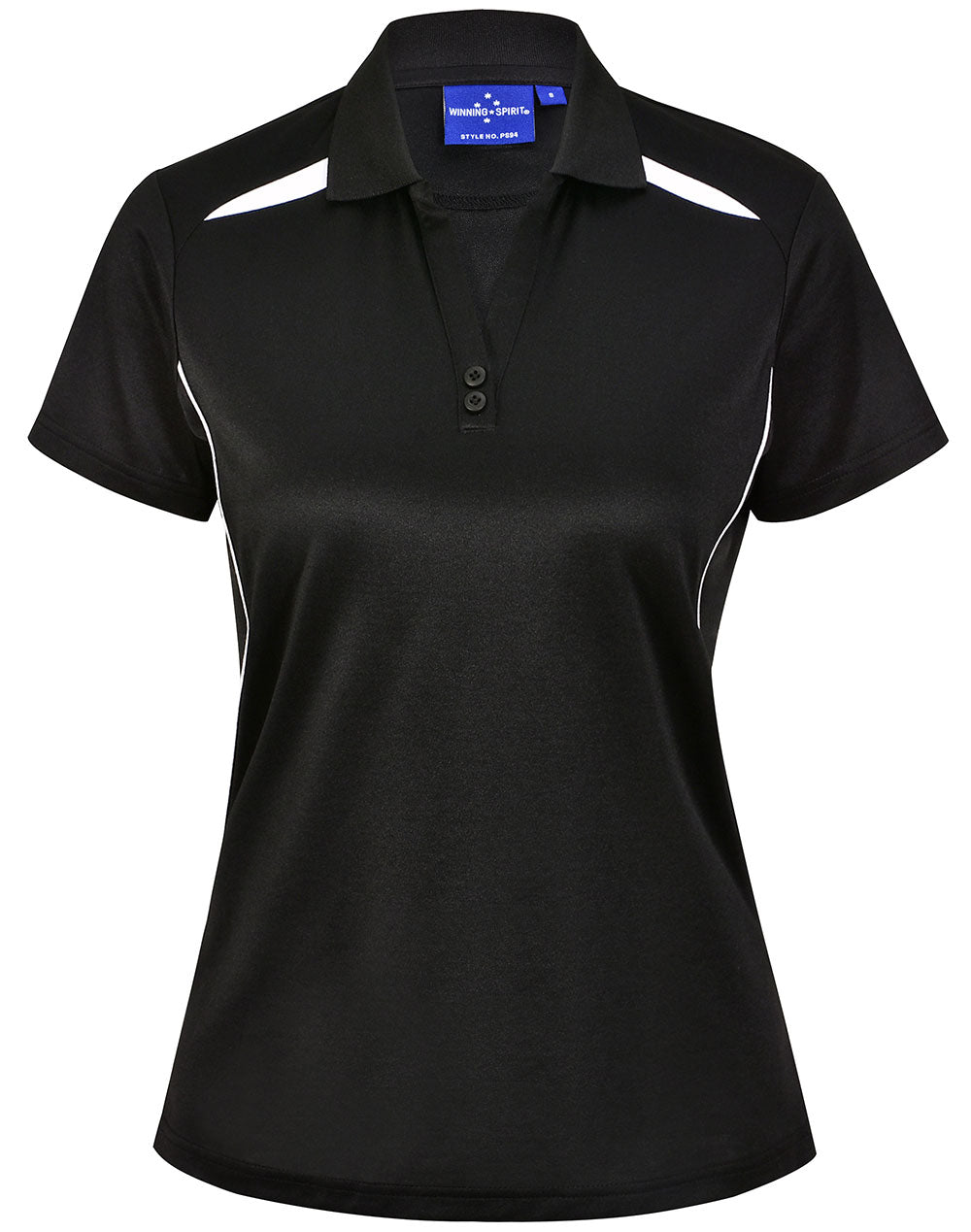 Winning Spirit Women's Sustainable Poly-Cotton Contrast Polo PS94 - Simply Scrubs Australia