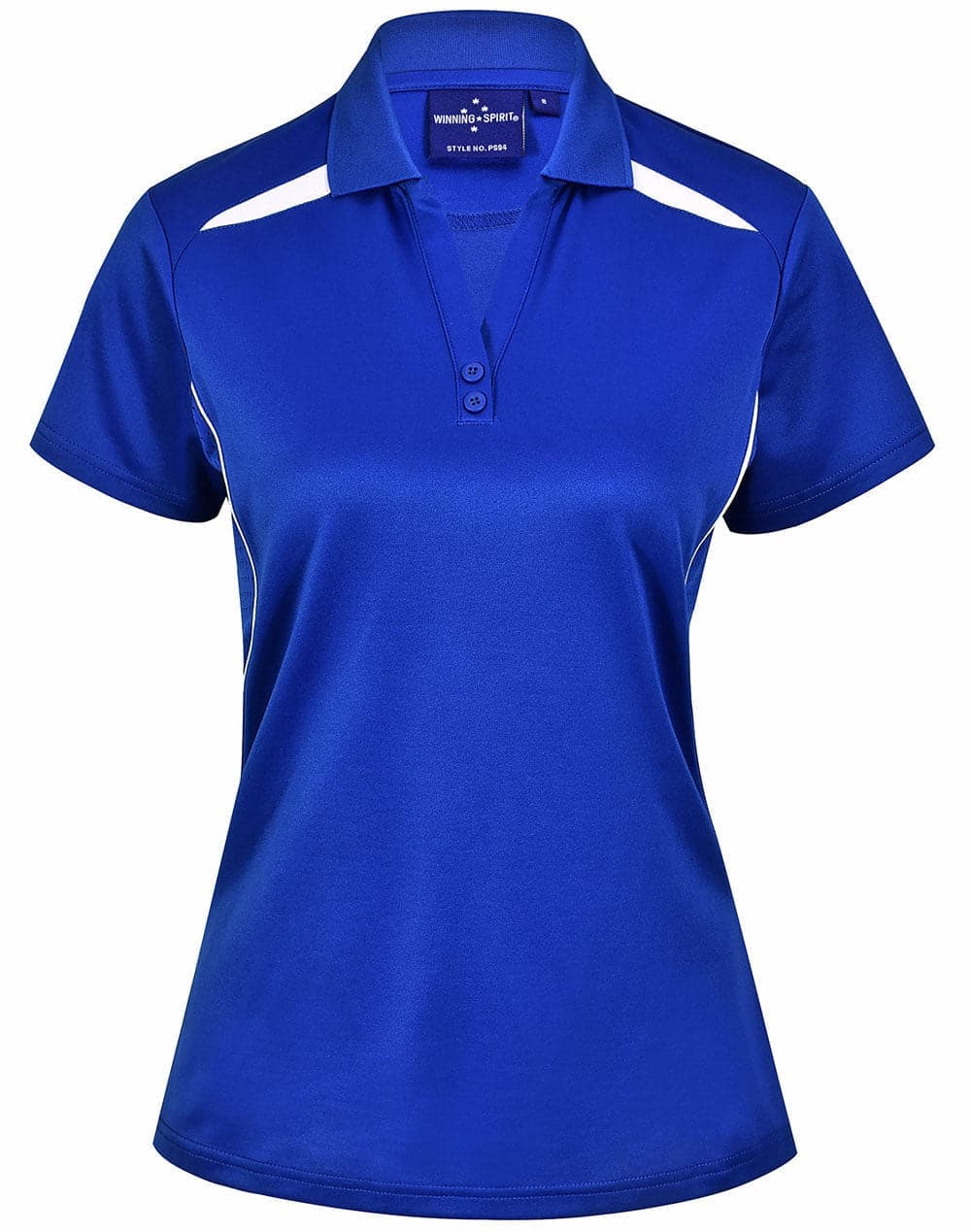 Winning Spirit Women's Sustainable Poly-Cotton Contrast Polo PS94 - Simply Scrubs Australia