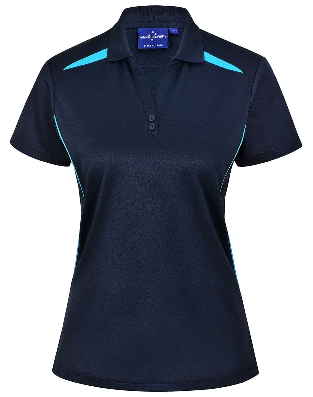 Women's Sustainable Poly/Cotton Contrast Polo Shirt PS94 - Simply Scrubs Australia