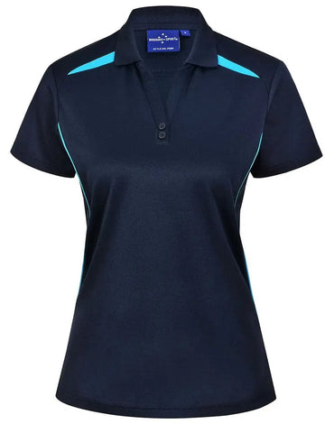 Women's Sustainable Poly/Cotton Contrast Polo Shirt PS94