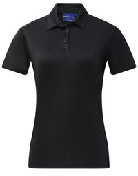Women's Sustainable Jacquard Knit Polo Shirt PS96