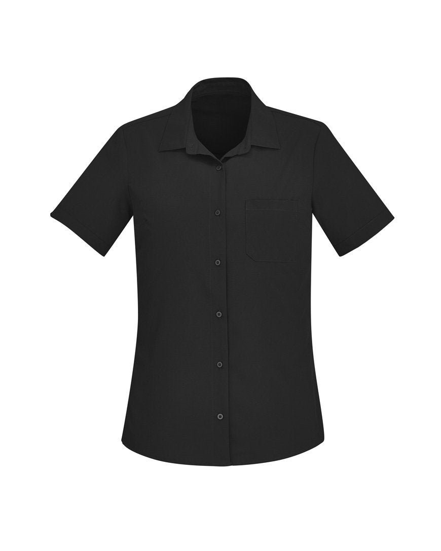 Biz Care Womens Easy Stretch Short Sleeve Shirt CS947LS - Simply Scrubs Australia