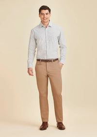 Biz Corporates Men's Traveller Modern Stretch Chino Pants RGP264M Desert- Simply Scrubs Australia