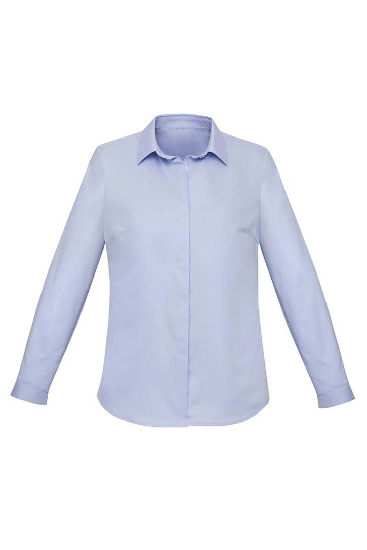 Biz Corporates Charlie Ladies Long Sleeve Shirt RS968LL - Simply Scrubs Australia