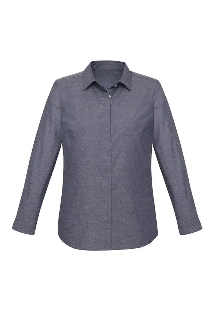 Biz Corporates Charlie Ladies Long Sleeve Shirt RS968LL - Simply Scrubs Australia