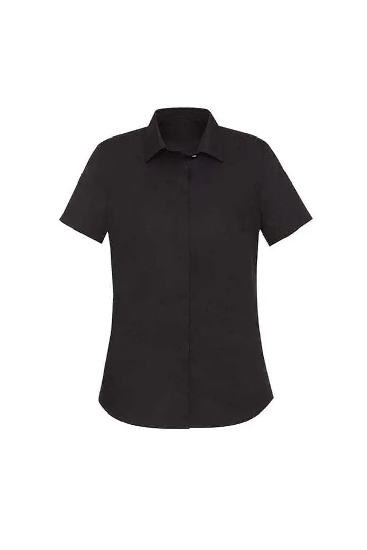 Biz Corporates Charlie Ladies Short Sleeve Shirt RS968LS - Simply Scrubs Australia