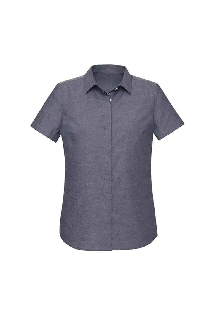 Biz Corporates Charlie Ladies Short Sleeve Shirt RS968LS - Simply Scrubs Australia