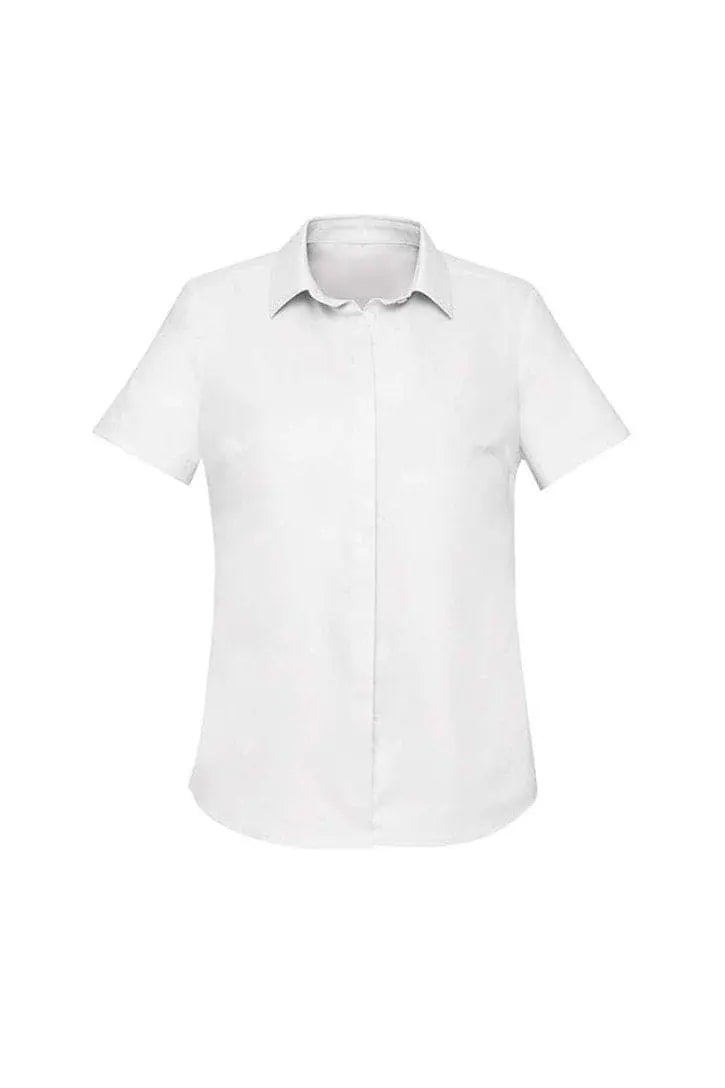 Biz Corporates Charlie Ladies Short Sleeve Shirt RS968LS - Simply Scrubs Australia