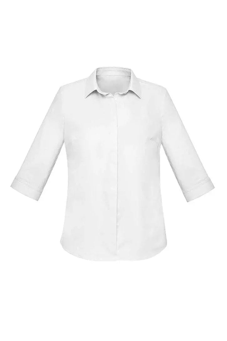 Biz Corporates Charlie Ladies 3/4 Sleeve Shirt RS968LT - Simply Scrubs Australia