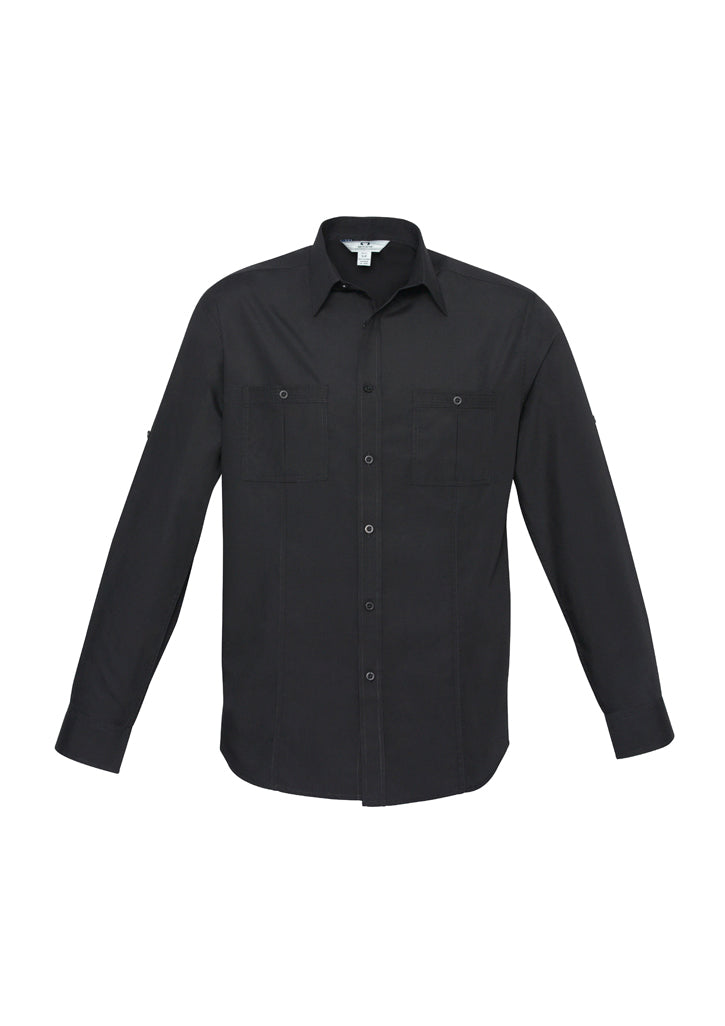Biz Collection Men’s Bondi Long Sleeve Shirt S306ml - Simply Scrubs Australia