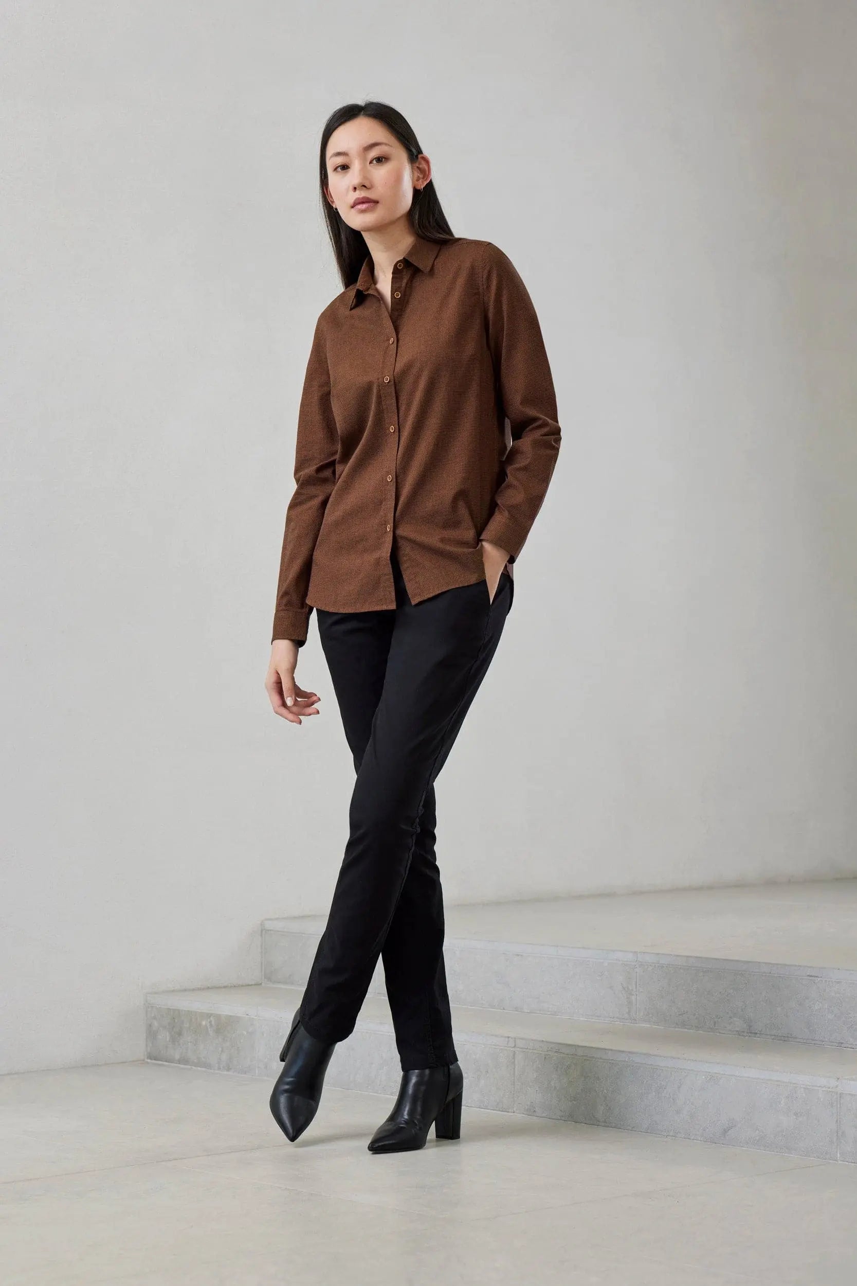 Biz Collection Women's Soul Long Sleeve Shirt S421LL  Simply Scrubs Australia