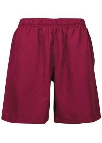 Aussie Pacific Active Wear Maroon / 4 AUSSIE PACIFIC kids Pongee shorts 3602