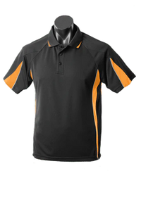 Aussie Pacific Casual Wear Black/Gold/Ashe / 6 AUSSIE PACIFIC eureka kids polo shirt - 3304