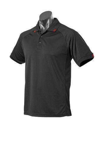 Aussie Pacific Casual Wear Black/Red / S AUSSIE PACIFIC flinders polo shirt 1308