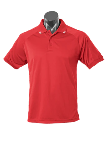 Aussie Pacific Casual Wear Red/White / S AUSSIE PACIFIC flinders polo shirt 1308
