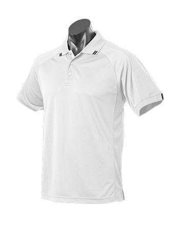 Aussie Pacific Casual Wear White/Black / S AUSSIE PACIFIC flinders polo shirt 1308