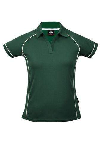 Aussie Pacific Casual Wear Bottle/White / 6 AUSSIE PACIFIC ladies endeavour polo shirt - 2310