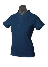 Aussie Pacific Casual Wear Navy / 6 AUSSIE PACIFIC ladies keira polo shirt - 2306