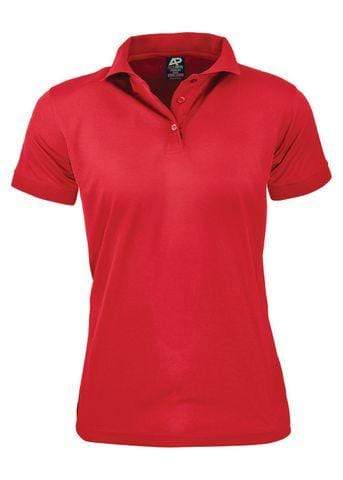 Aussie Pacific Casual Wear Red / 6 AUSSIE PACIFIC ladies Lachlan polo shirt 2314