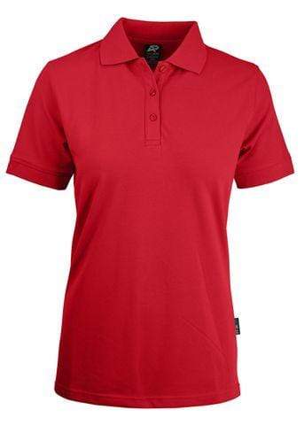 Aussie Pacific Casual Wear Red / 6 AUSSIE PACIFIC laides claremont polo - 2315