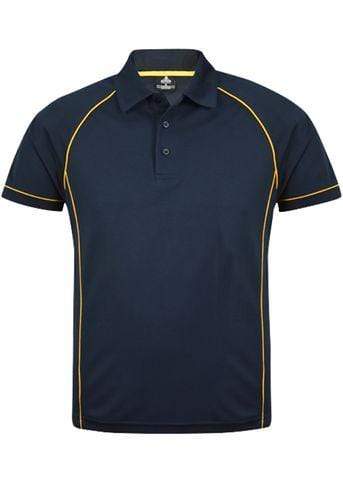 Aussie Pacific Casual Wear Navy/Gold / S AUSSIE PACIFIC men's endeavour polo shirt 1310