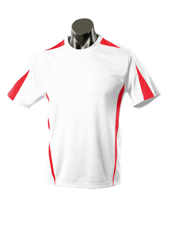 Aussie Pacific Casual Wear White/Red / S AUSSIE PACIFIC men's eureka tees 1204
