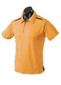 Aussie Pacific Casual Wear Gold/Black / S AUSSIE PACIFIC men's paterson corporate polo shirt 1305