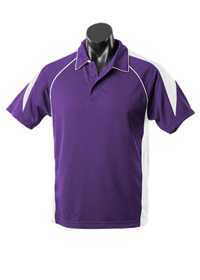 Aussie Pacific Casual Wear Purple/White / S AUSSIE PACIFIC men's premier polo shirt 1301