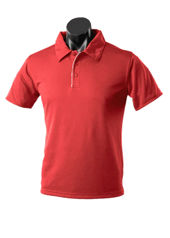 Aussie Pacific Casual Wear Red/White / S AUSSIE PACIFIC men's yarra polo shirt 1302