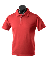 Aussie Pacific Casual Wear Red/White / S AUSSIE PACIFIC men's yarra polo shirt 1302