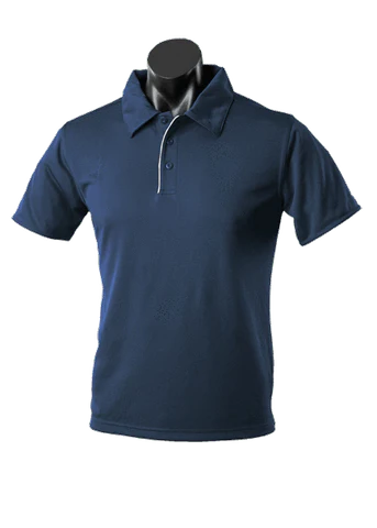 Aussie Pacific Casual Wear Navy/White / S AUSSIE PACIFIC men's yarra polo shirt 1302