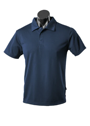 Aussie Pacific Casual Wear Navy / S AUSSIE PACIFIC mens botany corporate polo shirt 1307
