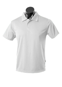 Aussie Pacific Casual Wear White / S AUSSIE PACIFIC mens botany corporate polo shirt 1307