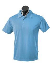 Aussie Pacific Casual Wear Sky / S AUSSIE PACIFIC mens botany corporate polo shirt 1307