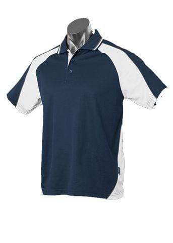 Aussie Pacific Casual Wear Navy/Ashe/White / 6 AUSSIE PACIFIC panorama kids polos - 3309