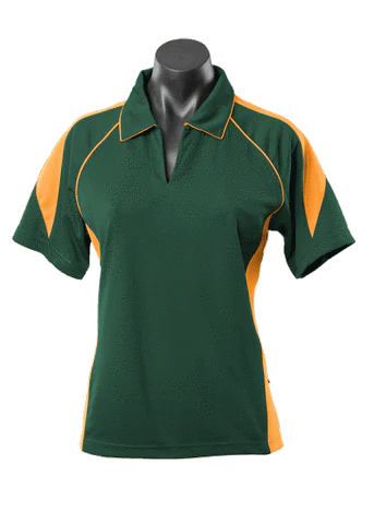 Aussie Pacific Casual Wear Bottle/Gold / 8 AUSSIE PACIFIC Premier ladies polo shirt - 2301