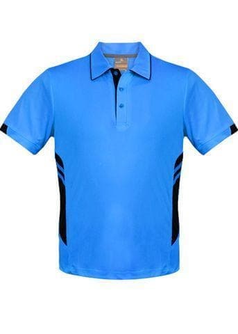 Aussie Pacific Casual Wear Cyan/Black / 6 AUSSIE PACIFIC TASMAN KIDS POLOS - 3311