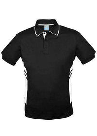 Aussie Pacific Casual Wear Black/White / S AUSSIE PACIFIC tasman polo shirt 1311