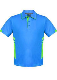 Aussie Pacific Casual Wear Cyan/Neon Green / S AUSSIE PACIFIC tasman polo shirt 1311