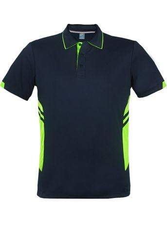 Aussie Pacific Casual Wear Navy/Neon Green / S AUSSIE PACIFIC tasman polo shirt 1311