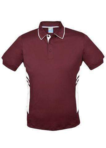 Aussie Pacific Casual Wear Maroon/White / S AUSSIE PACIFIC tasman polo shirt 1311