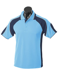 Aussie Pacific Casual Wear Sky/Navy/Ashe / S AUSSIE PACIFICThe Murray men's polo shirt 1300
