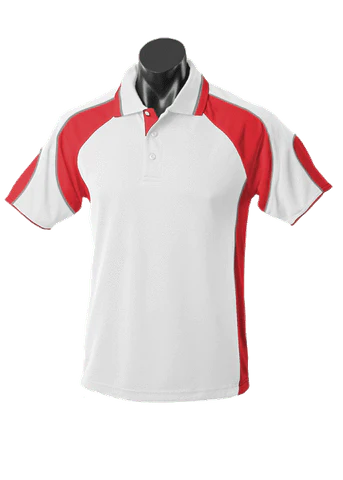 Aussie Pacific Casual Wear White/Red/Ashe / S AUSSIE PACIFICThe Murray men's polo shirt 1300