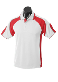 Aussie Pacific Casual Wear White/Red/Ashe / S AUSSIE PACIFICThe Murray men's polo shirt 1300