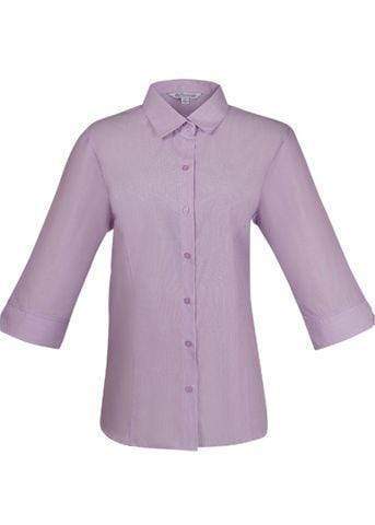 Aussie Pacific Corporate Wear Lilac / 4 AUSSIE PACIFIC ladies Belair 3/4 sleev shirt 2905T