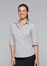Aussie Pacific Corporate Wear AUSSIE PACIFIC ladies Devonport 3/4 sleeve shirt 2908T