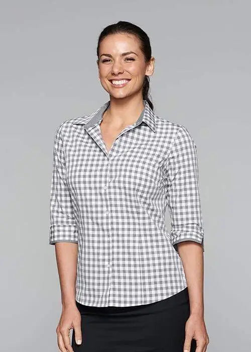 Aussie Pacific Corporate Wear AUSSIE PACIFIC ladies Devonport 3/4 sleeve shirt 2908T