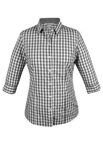 Aussie Pacific Corporate Wear Charcoal / 4 AUSSIE PACIFIC ladies Devonport 3/4 sleeve shirt 2908T